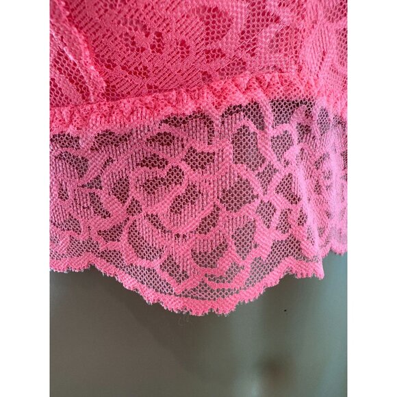 Victorias Secret PINK Lace push up Choker halter bralette, size small - Picture 6 of 12